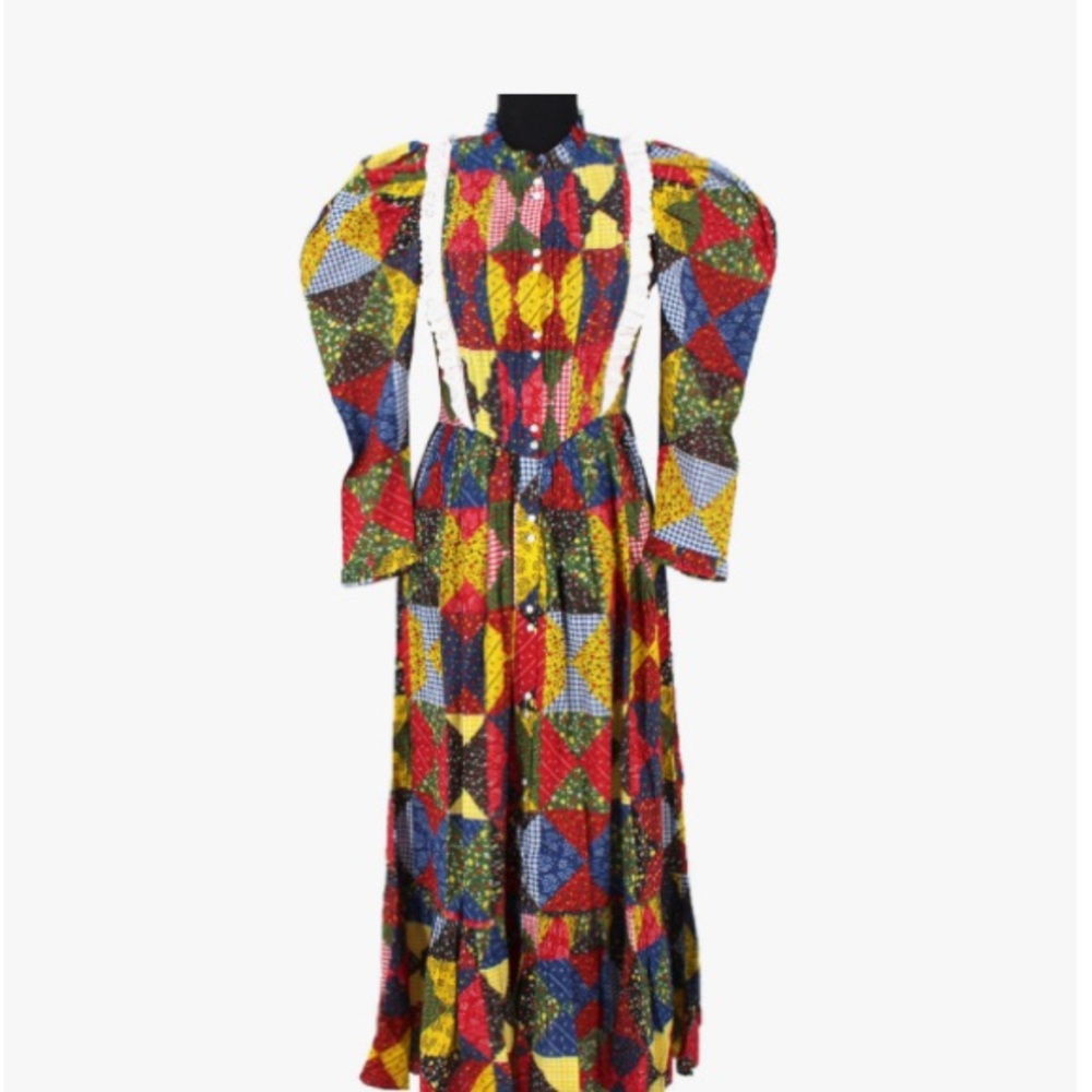 NWT :: Doen Nicolette Dress in Countryside Patchwork - Picture 6 of 10